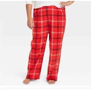 Target Women's Plaid Fleece Matching Family Pajama Pants - Wondershop Red 4XL